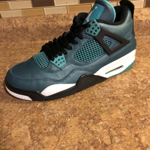 Air Jordan 4 Retro 30th Anniversary Teal 2015 - Picture 3 of 4